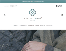 Tablet Screenshot of celticlands.co.uk